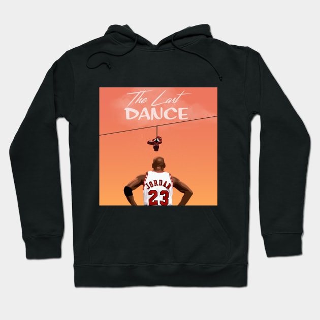 Michael Jordan - The Last Dance Poster Hoodie by midaillustrator